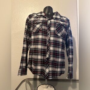 Zoo York Flannel Red/White/Black Size Large